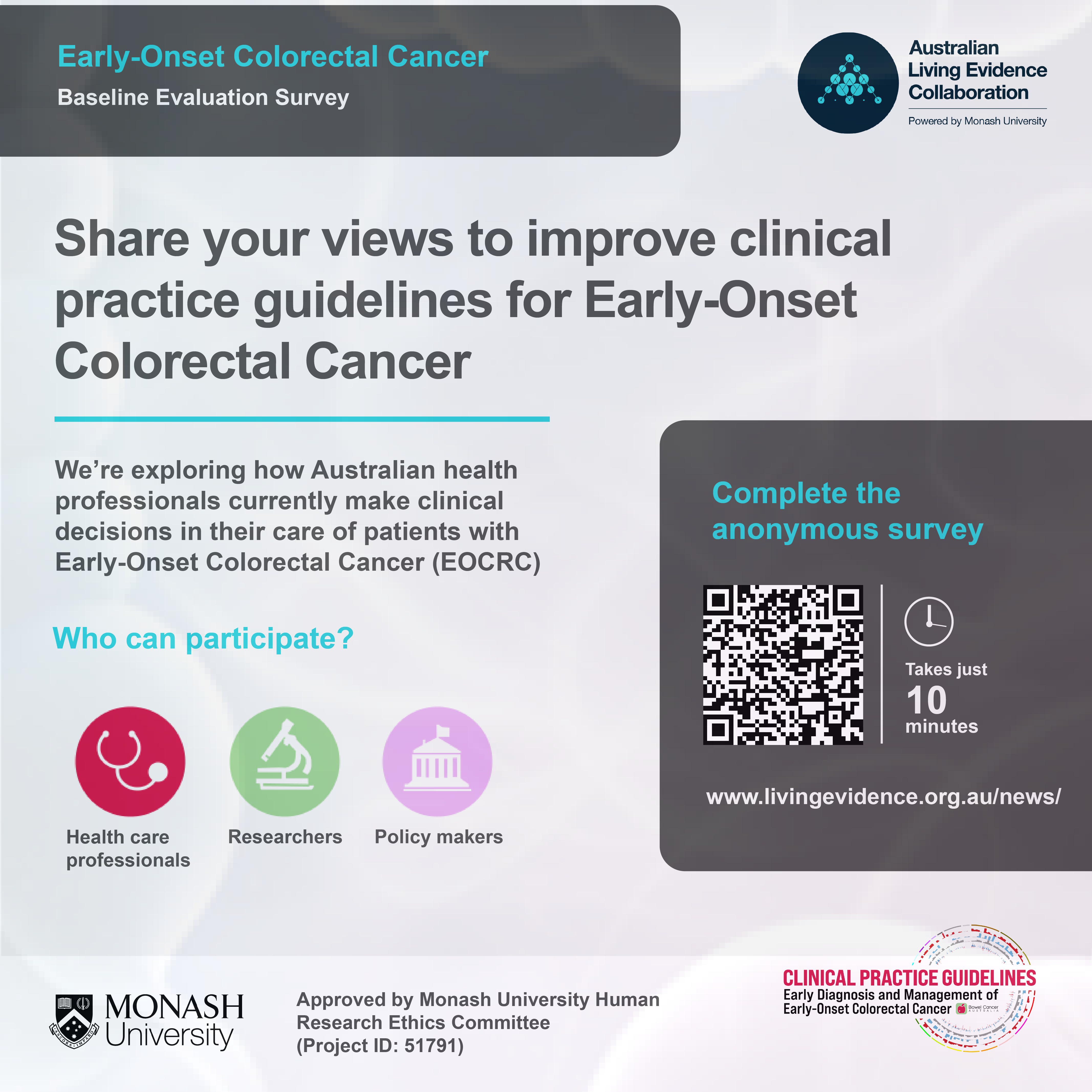 Early-Onset Colorectal Cancer Baseline Evaluation Survey